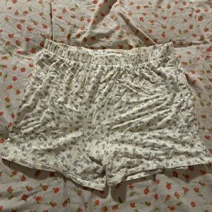 My Mum Made It Floral Print Pajama Shorts